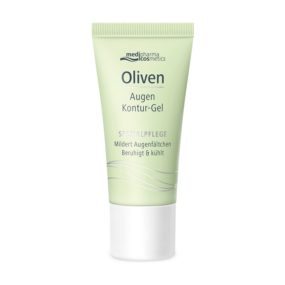 Гель для шкіри навколо очей Оlivenol Augen Contour Gel Кофеїн та гіалуронова кислота, 15 мл